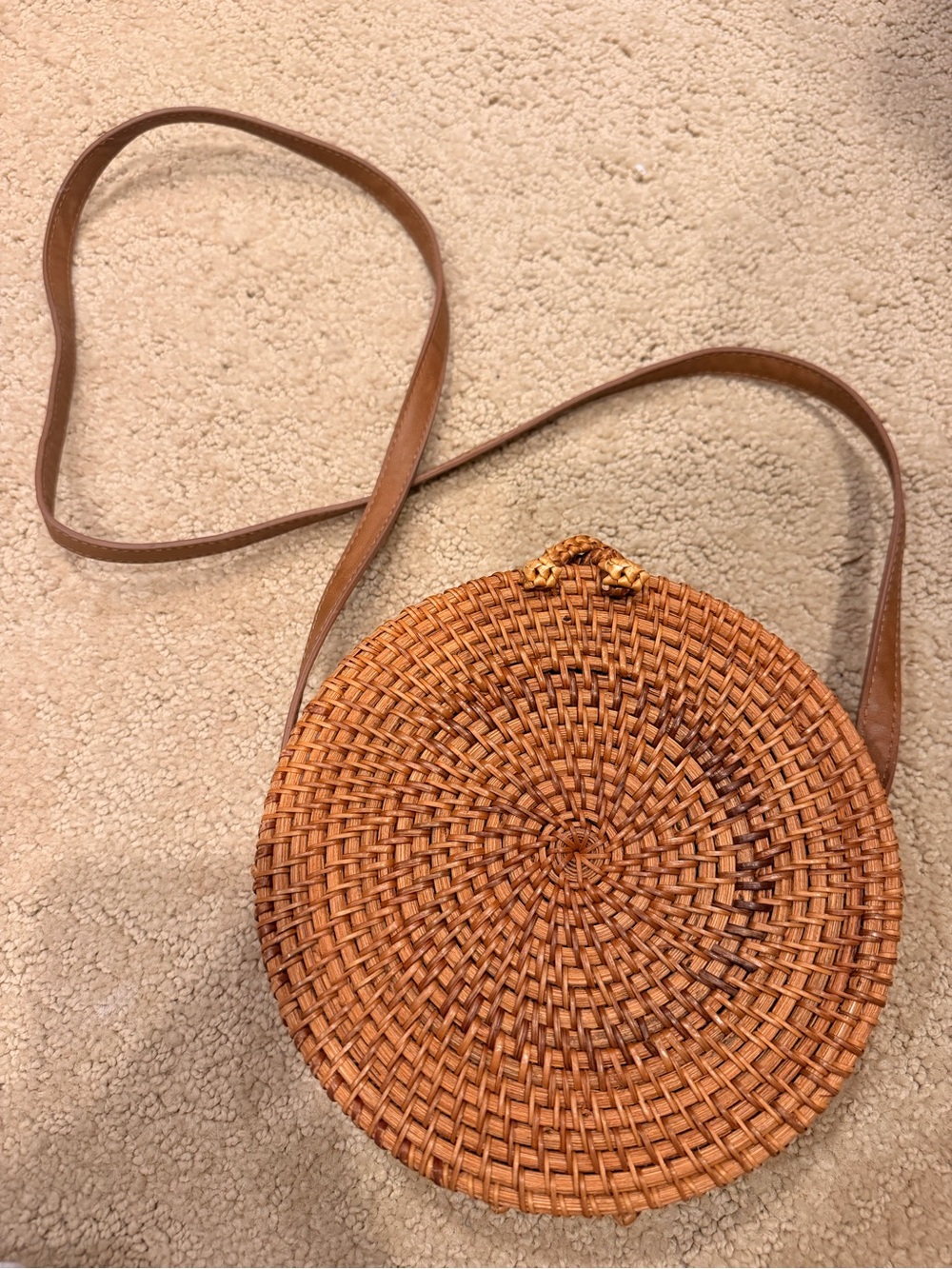 Wicker purse